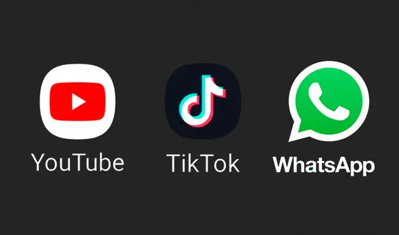 WhatsApp, TikTok y YouTube fueron las apps más usadas durante la cuarentena