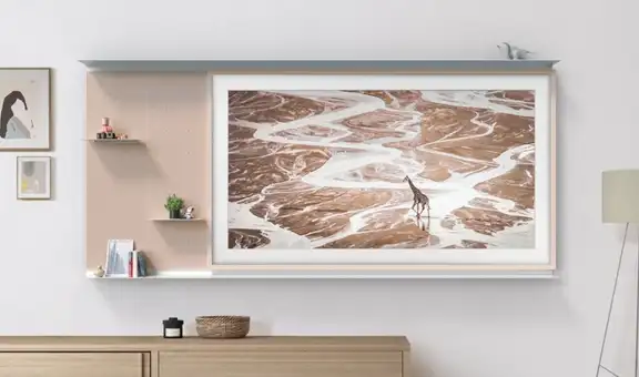Samsung presenta televisor que puede imitar a un cuadro en la pared