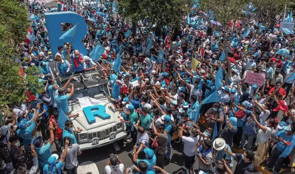 Plantón de López Aliaga generó aglomeración en plena segunda ola de COVID-19