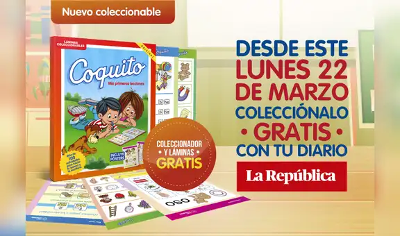 La República te trae el nuevo coleccionable “Coquito mis primeras lecciones”