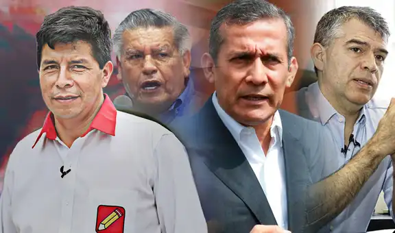 IEP: Castillo supera a Acuña, Humala y Guzmán en intención de voto