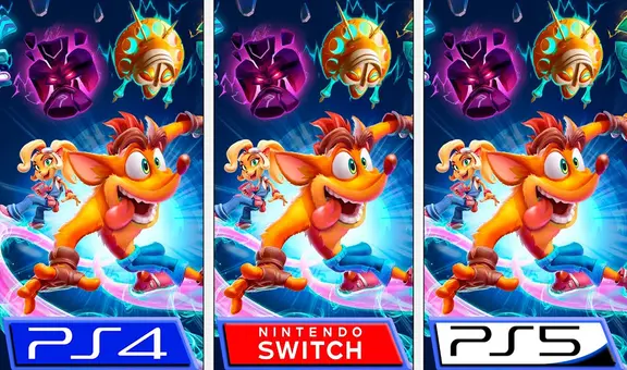 Crash Bandicoot 4: diferencias entre su versión para PS5, Xbox y Switch