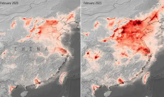 La contaminación en China retorna a los niveles previos a la COVID-19
