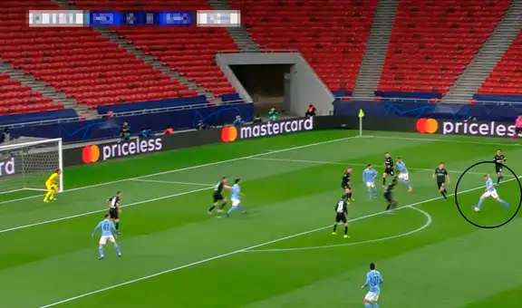Gol de Kevin De Bruyne en el Manchester City vs. Monchengladbach por la Champions League