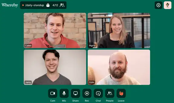 Whereby: el servicio de videollamadas gratuitas que no necesitas instalar