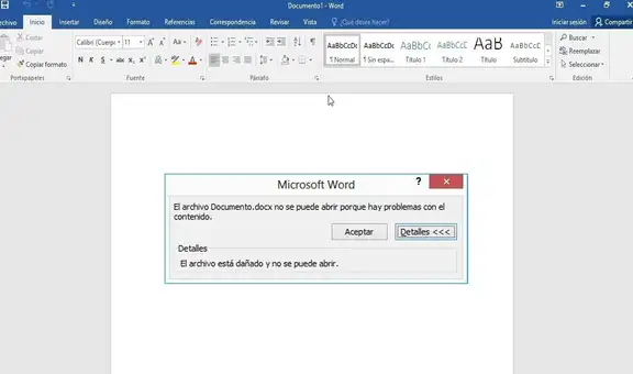 ¿Cómo recuperar un documento de Microsoft Word que está corrupto?