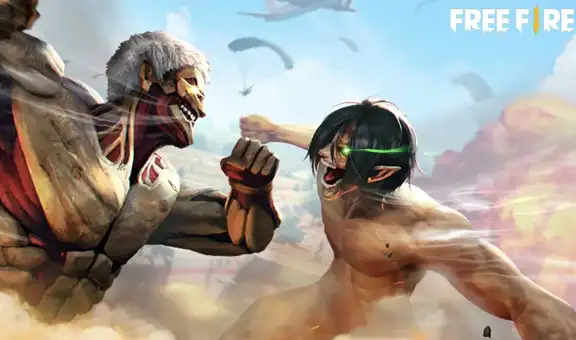 Free Fire: ¿cómo conseguir la skin del Titán Acorazado de Attack on Titan?