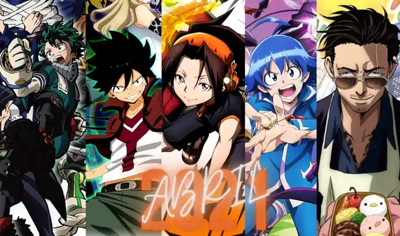 Animes abril 2021: de My Hero Academia a Shaman King, las series más esperadas