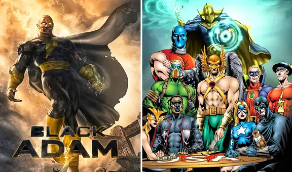Black Adam y la JSA: ¿Quién es quién en The Justice Society of America?