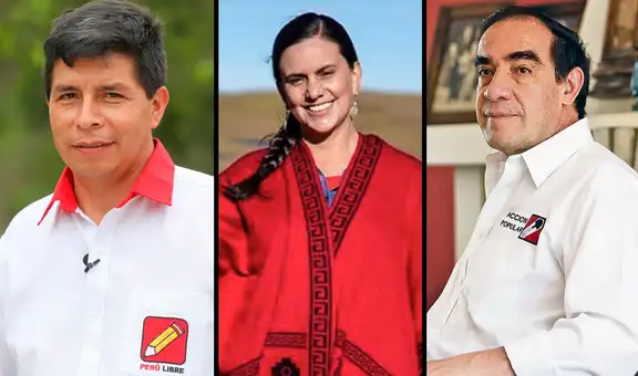 Pedro Castillo supera a Lescano y Mendoza en el sur del país, según IEP