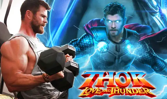 Thor 4: Chris Hemsworth luce su mejor condición física para la película
