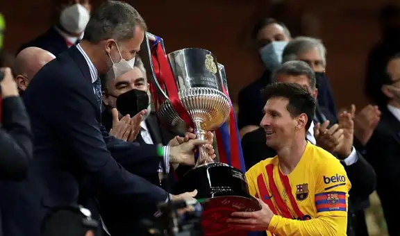 Messi tras ganar la Copa del Rey: Es un título muy especial para mí