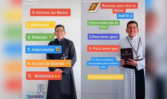 Padre Samuel, el sacerdote peruano que une la fe y la tecnología en TikTok