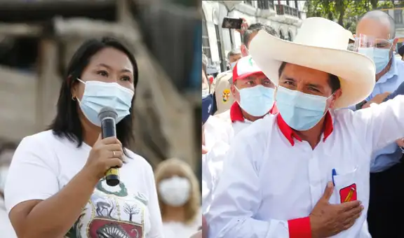 Pedro Castillo y Keiko Fujimori, dos candidatos conservadores
