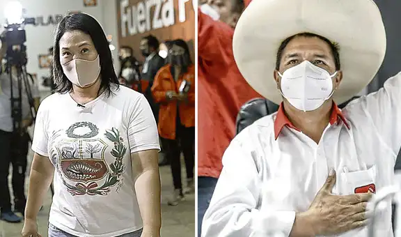 Pedro Castillo y Keiko Fujimori abordaron cinco temas en el primer debate