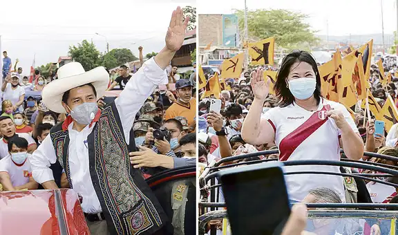 Pedro Castillo llama a la unidad y Keiko Fujimori busca confrontar con Vladimir Cerrón