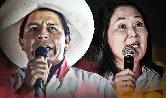 Encuesta IEP: Pedro Castillo baja y Keiko Fujimori reduce la ventaja