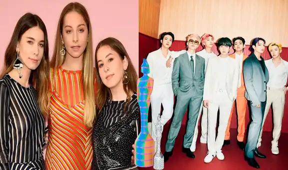 BTS pierde en Brit Awards 2021: HAIM gana categoría Mejor grupo internacional