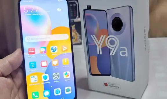 Huawei Y9a: unboxing del nuevo smartphone que posee una cámara retráctil