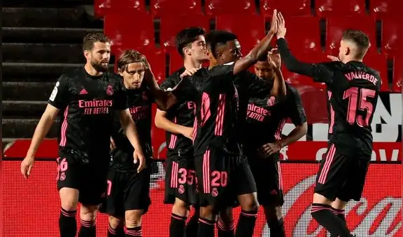 Aún quiere LaLiga: Real Madrid aplastó 4-1 al Granada y se puso a dos del ‘Atleti’