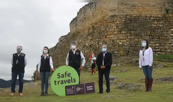 Entregan Sello Safe Travels a destinos Kuélap, Gocta y Chachapoyas-Huancas