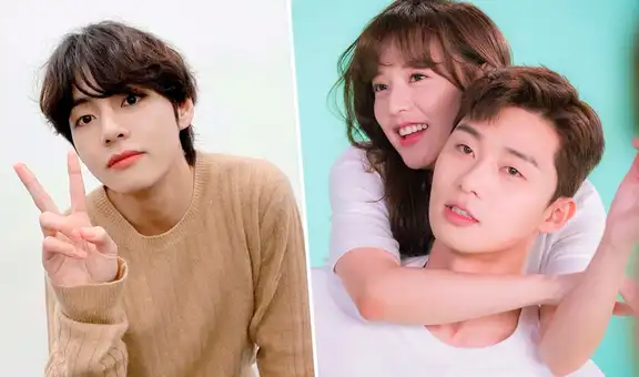V de BTS y Kim Ji Won sorprenden a Park Seo Joon en su aniversario