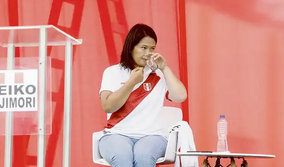 Keiko Fujimori realizó mitin tras frustrado intento de debate con Pedro Castillo