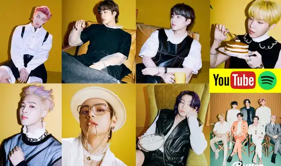 “Butter” de BTS: metas para YouTube, Spotify, iTunes y otras plataformas