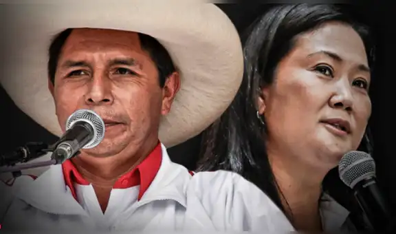 Ipsos: Castillo tiene 52,6% de preferencia electoral y Keiko llega a 47,4%