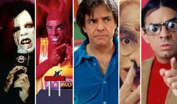 Eugenio Derbez: Ludovico Peluche, Lonje Moco y otros personajes del actor