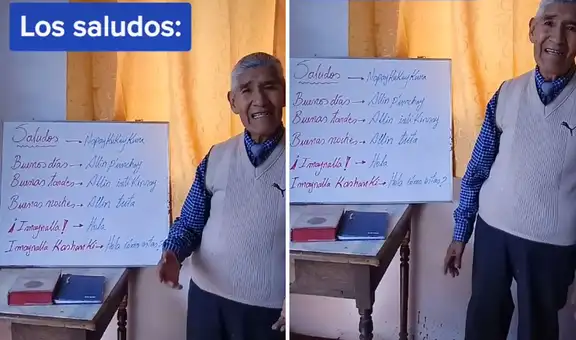 Profesor peruano enseña cómo saludar en quechua y se hace popular en TikTok