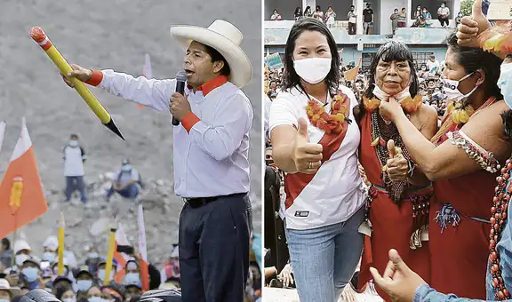 Castillo reitera convocatoria a una Constituyente y Keiko plantea facilidad tributaria