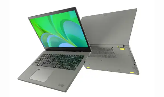 Acer presenta Aspire Vero, su laptop ecológica hecha de plástico reciclado