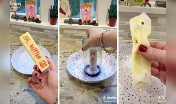 Comparten truco para derretir mantequilla en minutos sin microondas