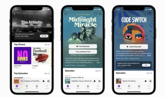 Apple retrasó el lanzamiento de su servicio de podcast de paga