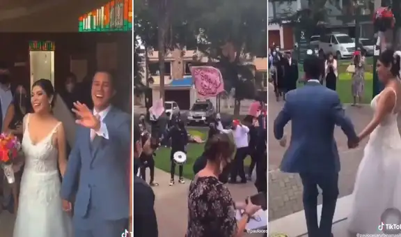 Banda del Sport Boys sorprende a hincha del club el día de su matrimonio