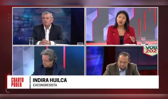 Ofrecen banquete a Indira Huilca por su opinión contra Keiko Fujimori 