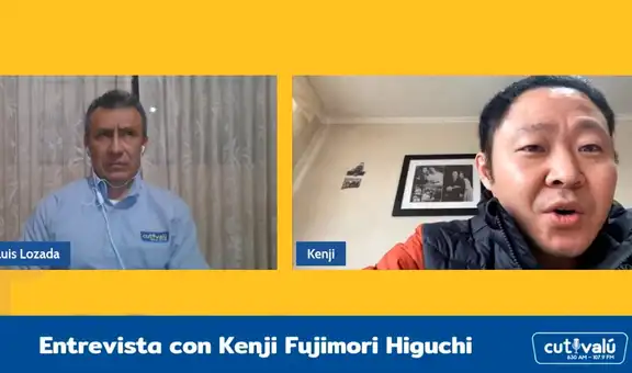 Kenji Fujimori abandona entrevista tras ser cuestionado por lavado de activos