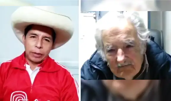 Pedro Castillo se reunió de forma virtual con Pepe Mujica, expresidente de Uruguay 