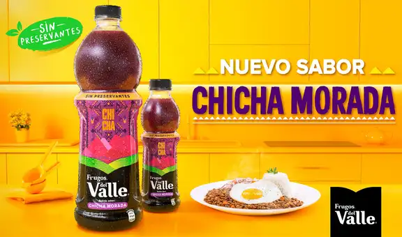 Frugos del Valle presenta nueva bebida con sabor a chicha morada