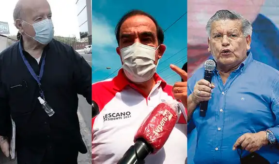 César Acuña, Yonhy Lescano y Hernando de Soto acudieron a votar en Lima