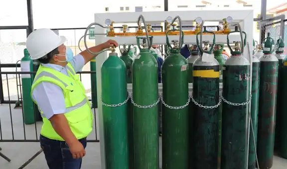Trujillo: presentan planta de oxígeno en el distrito de La Esperanza