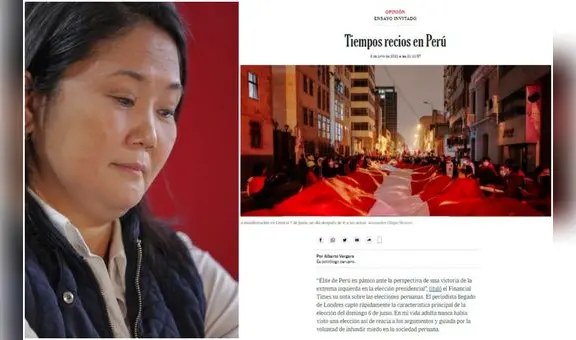 Columnista del NYT critica “política de terror” del fujimorismo: La sociedad fue pastoreada al pánico