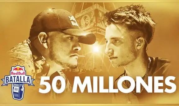 Red Bull Batalla: duelo entre Aczino y Wos superó los 50 millones de vistas