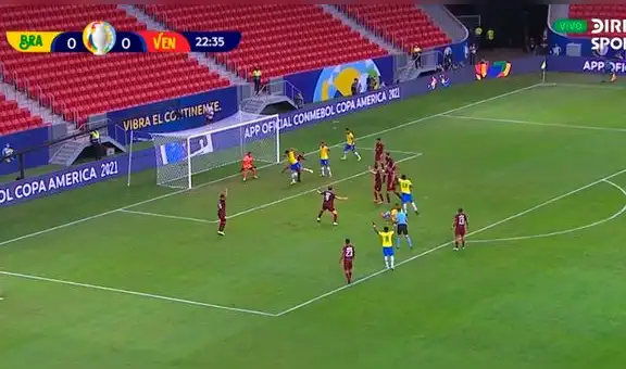Brasil vs. Venezuela: Marquinhos anota el 1-0 por la Copa América 2021