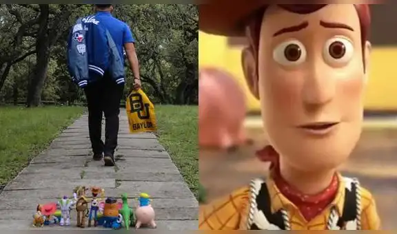 Adolescente recrea escena de Toy Story 3 para celebrar su graduación de la secundaria