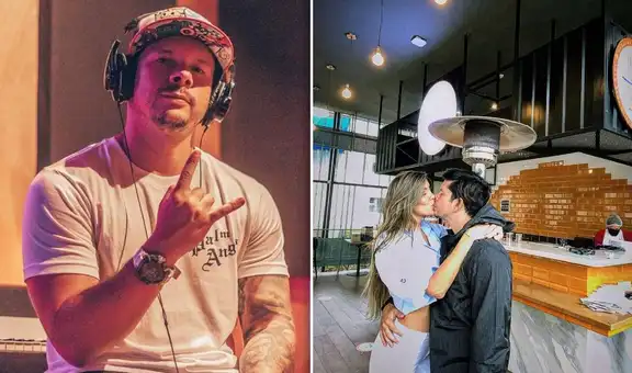 Mario Hart y Korina Rivadeneira muestran orgullosos el nuevo local de su emprendimiento