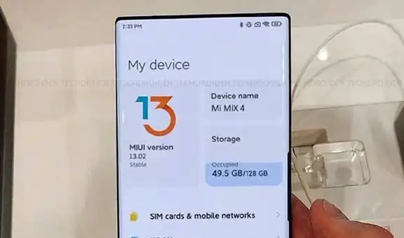Mi Mix 4: así luciría el primer teléfono de Xiaomi que tendrá una cámara frontal invisible