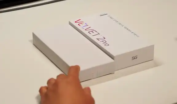 LG Velvet 2 Pro: unboxing revela cómo hubiese sido el último teléfono de la marca