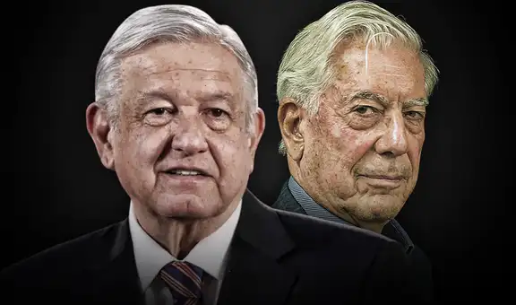 Presidente de México tilda a Vargas Llosa de “retrógrado” por su visión de Perú